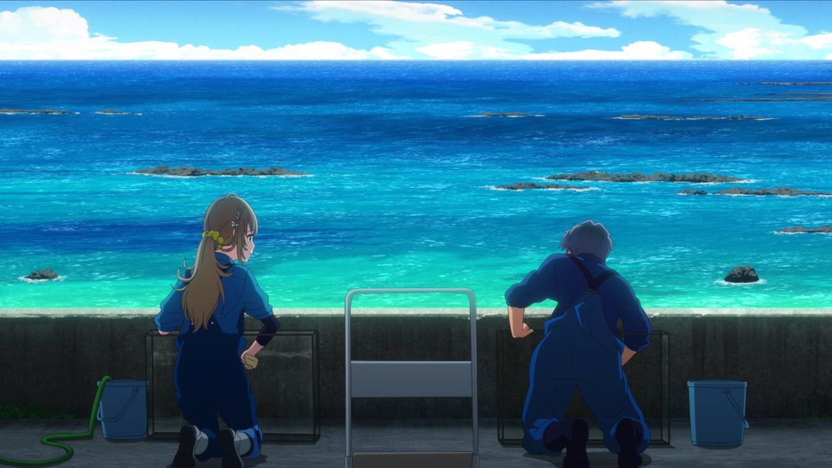Shiroi Suna no Aquatope
Fuuka
beautiful ocean views anime