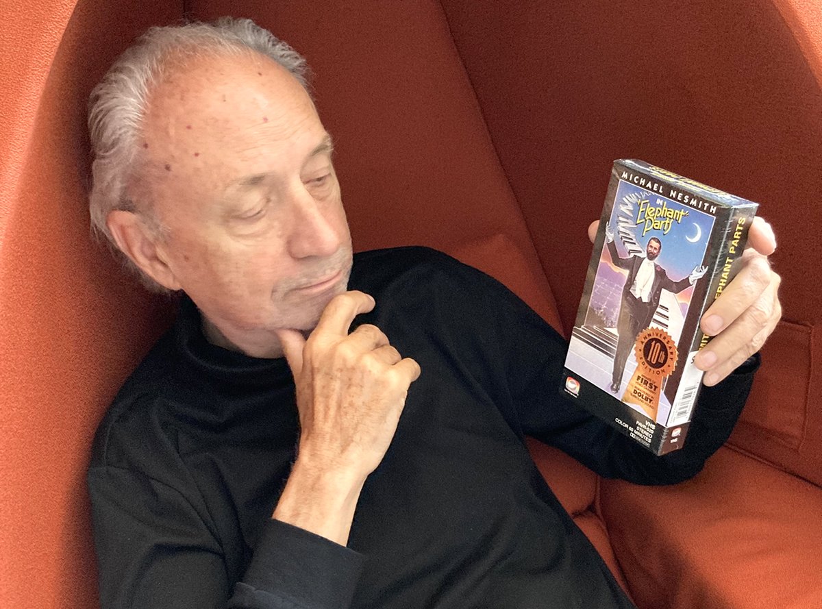 Tomorrow at 3pm PT, join us Live on Facebook to discuss the legacy of Elephant Parts’ home video release 40 years on. 📼 

What impact has Elephant Parts had? Were Elephant Parts and video records a precursor of YouTube?

#MichaelNesmith #MikeNesmith #ElephantParts