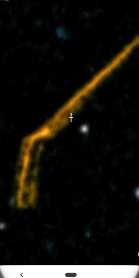 ObjectsU's tweet image. One of our ALL TIME Amazing finds. From Digital Sky Survey via worldwide telescope-THIS object was caught in transit during one of the long exposures. It IS there...REALY LOOK at these pics. Alien Craft? Life Form? It HAS TO BE in our solar system ie the reflected light. Amazing