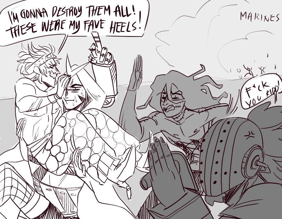 2015 - 2021 the only 3 times i've drawn the kid pirates and it's to meme,,, 