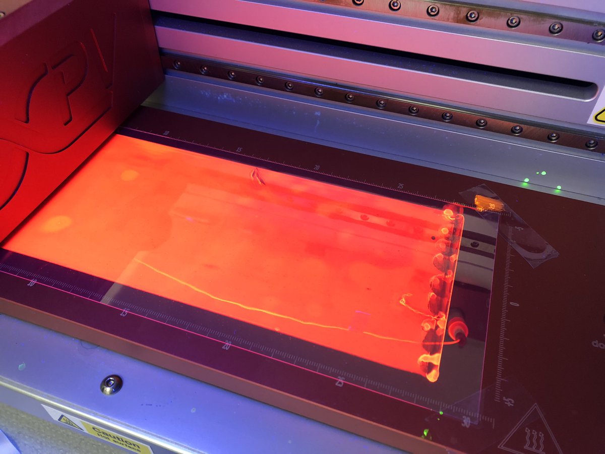 Happy #FluorescenceFriday. The large area printed luminescent material on PET substrate. <a href="/NanosysInc/">Nanosys</a> <a href="/UbiQD/">UbiQD</a> <a href="/infinityPV/">infinityPV</a>