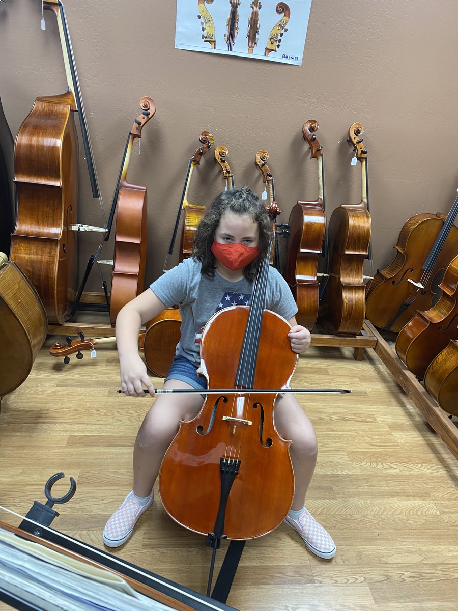 So excited for this future Colt Orchestra member. She's ready to start at Auxier! Good luck Auxier Orchestra; looking forward to seeing you this year!  Orchestra Rocks! It's going to be a great year. <a href="/BoostersCasteel/">CasteelOrchestraBoosters</a> <a href="/jwilliams_aux/">Mrs. Williams: Auxier</a>
