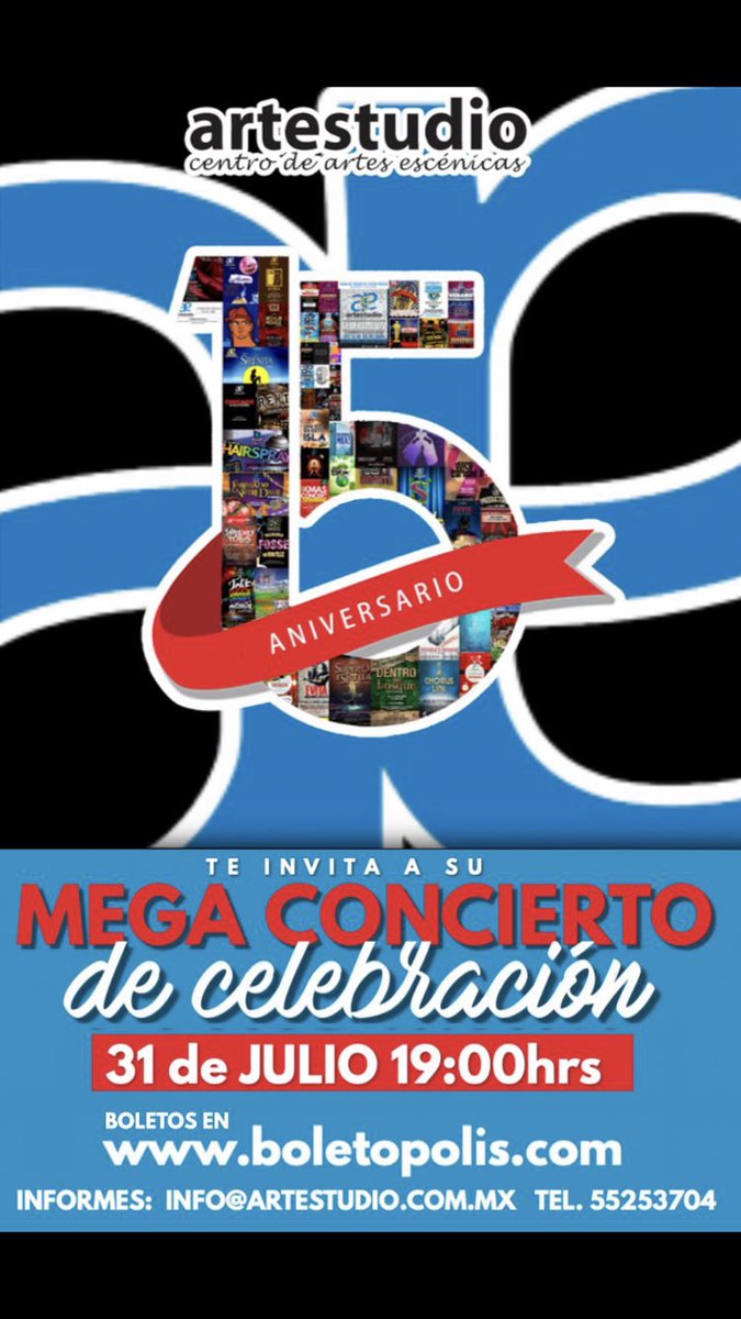 Mañana , en el <a href="/TeatroXola/">TEATRO XOLA</a> a las 7 pm , ven a festejar con nosotros, es la última oportunidad!!!!
Boletos mañana en taquilla o en @boletopolis