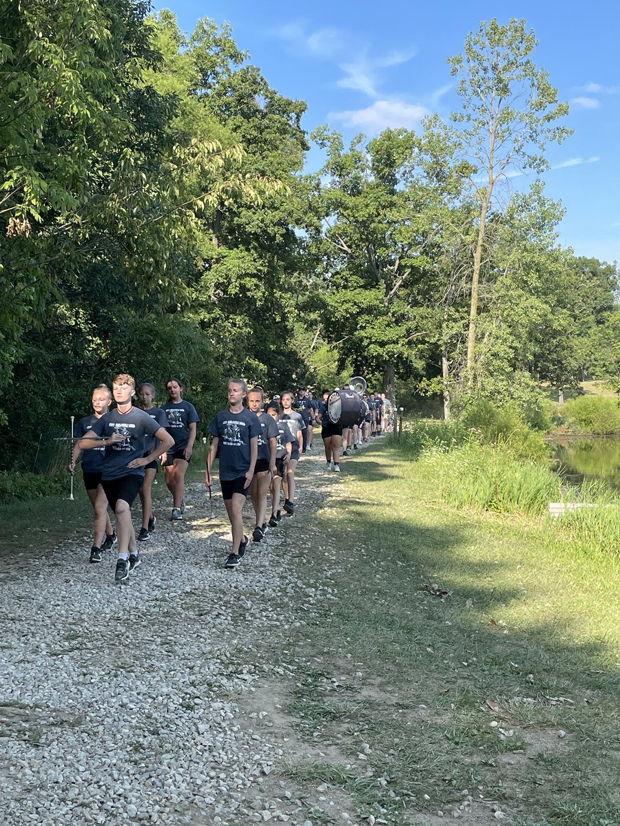 TheUHSMB's tweet photo. Final day of band camp 2021 https://t.co/GubTnA7qUa