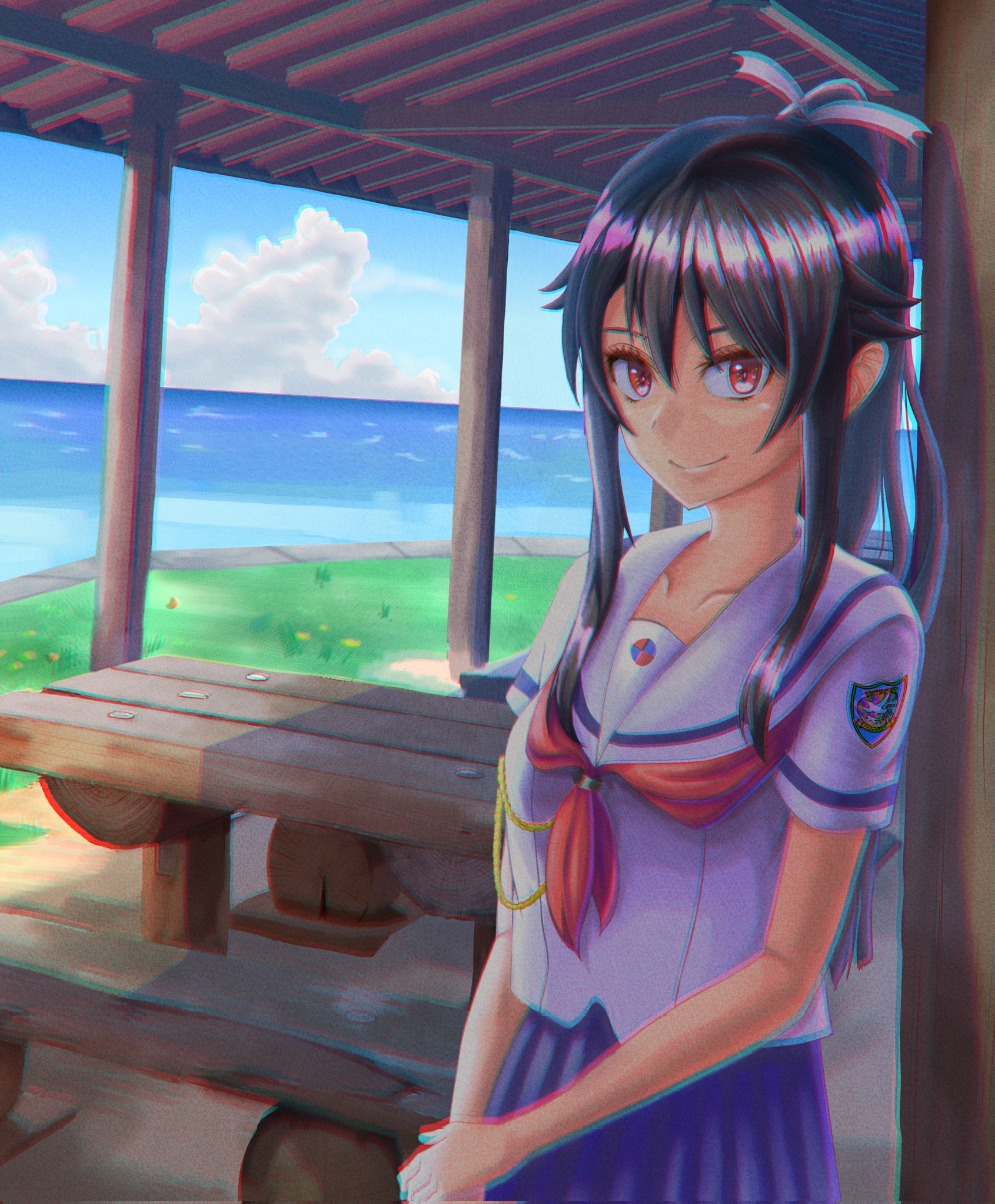 はむ助曹長 待ってた 旧垢から描くと決めて早くも3ヶ月ちょい 募集で決まったハイスクール フリートのシロちゃん イラストがようやく完成しました これが私の現在の本気絵です やりきったぞっ ハイスクール フリート はいふり
