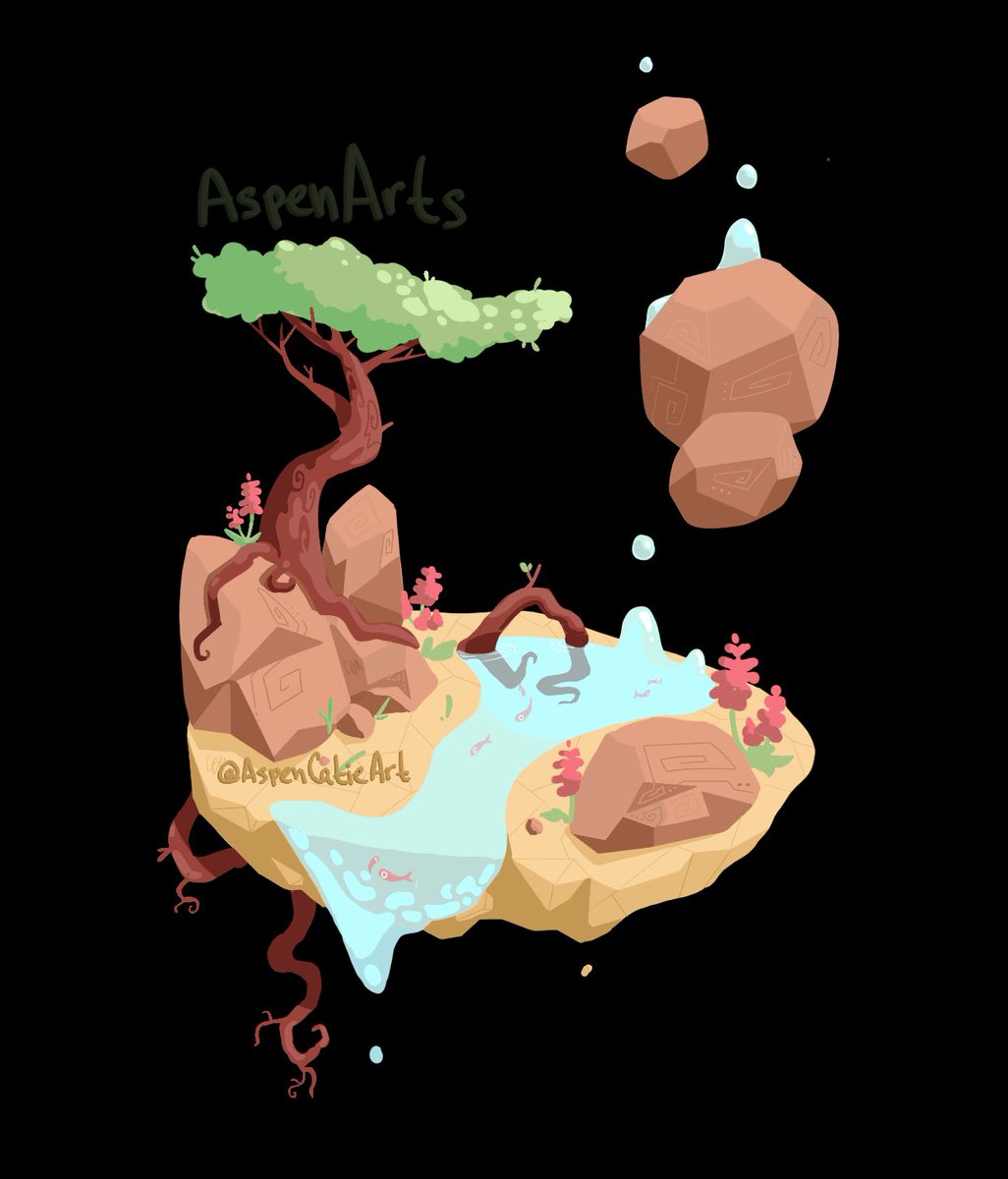 AspenCatieArt's tweet photo. Finished my big project for the month \o/
Iβm so happy with the lil fish π
#FloatingIslands #tinylandscapes #SketchADayAspenarts https://t.co/wYA95bW9xj