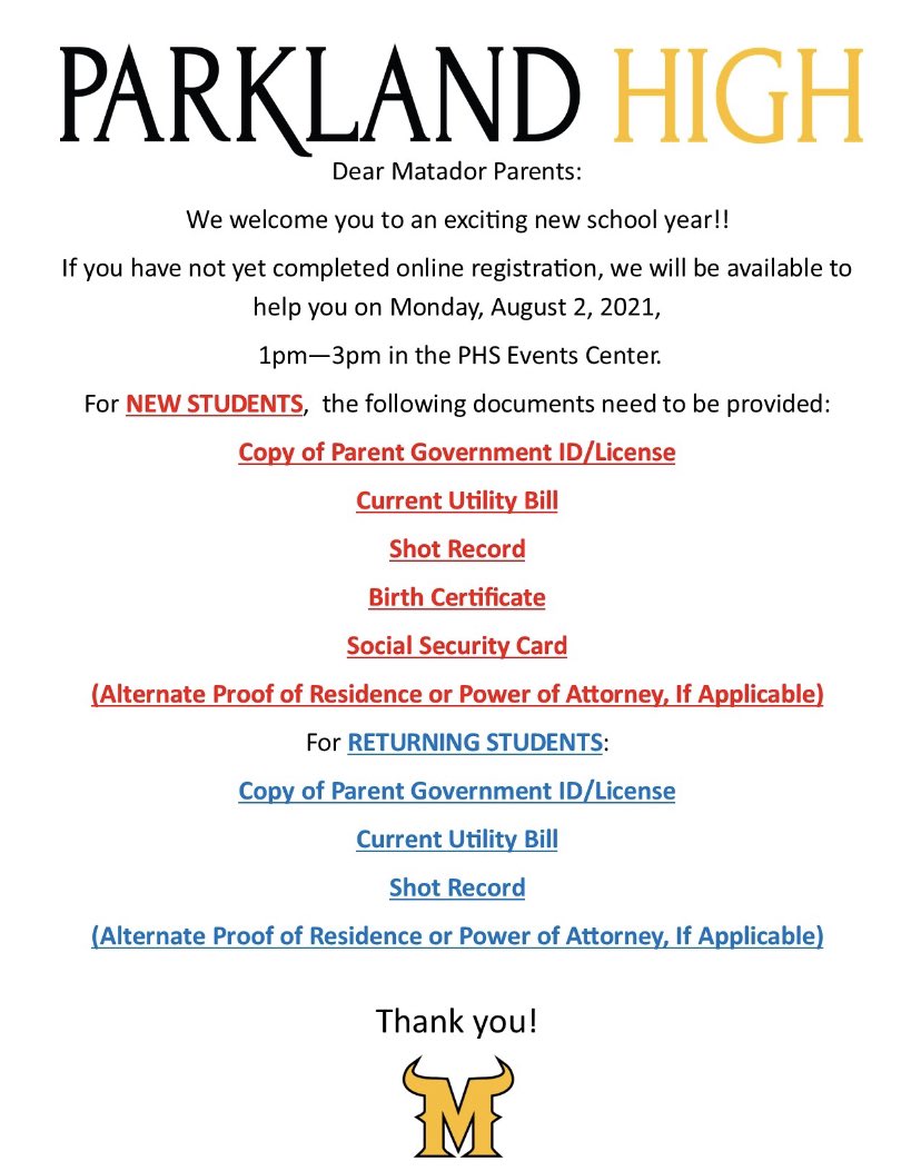 phsmats's tweet photo. It’s never too late to become a Matador! Registration is still taking place Monday, August 2! https://t.co/gUrLdxHly8