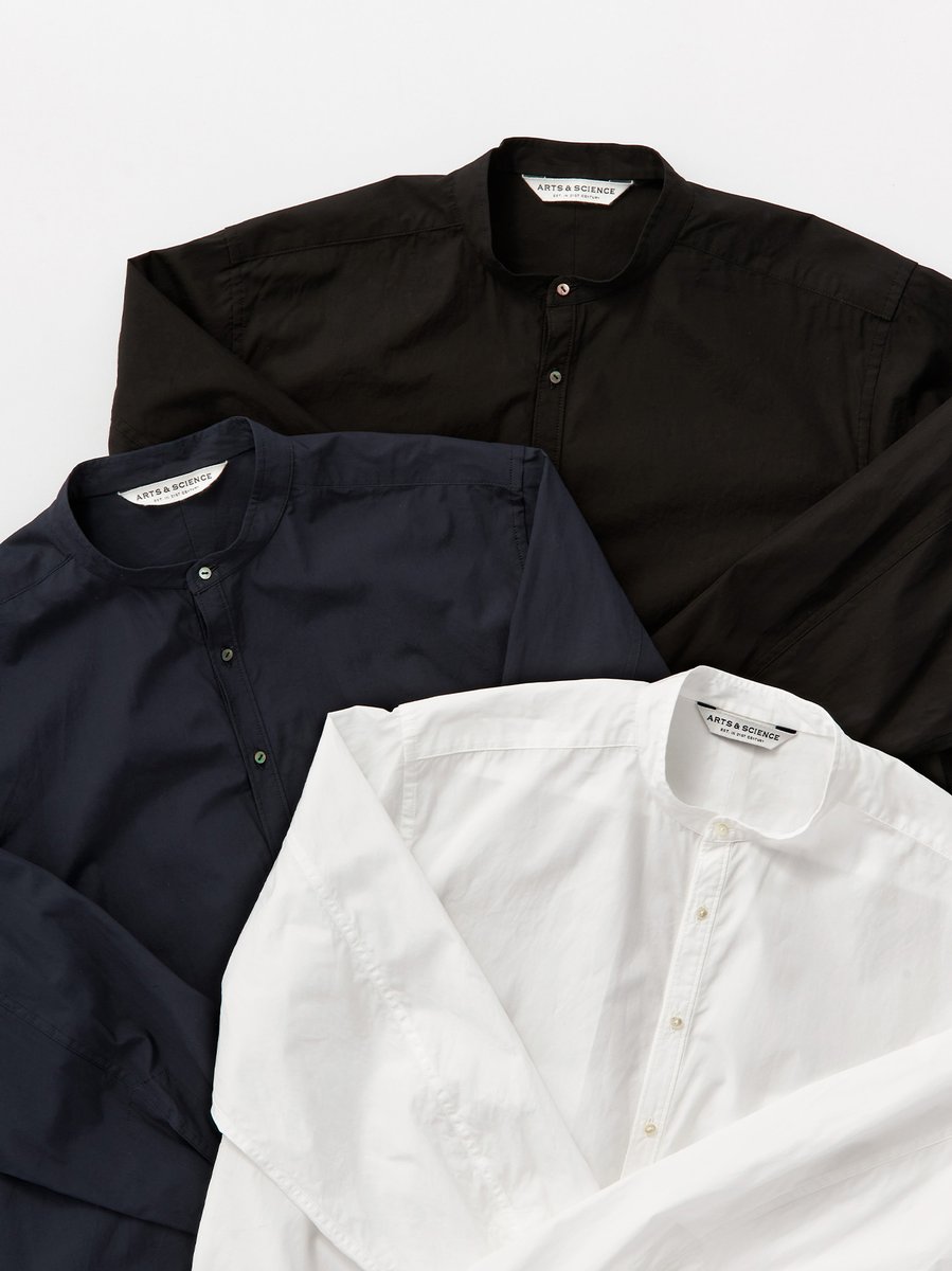 Middle night shirt＞ 19世紀の男性用ナイトウェアをモチーフにした