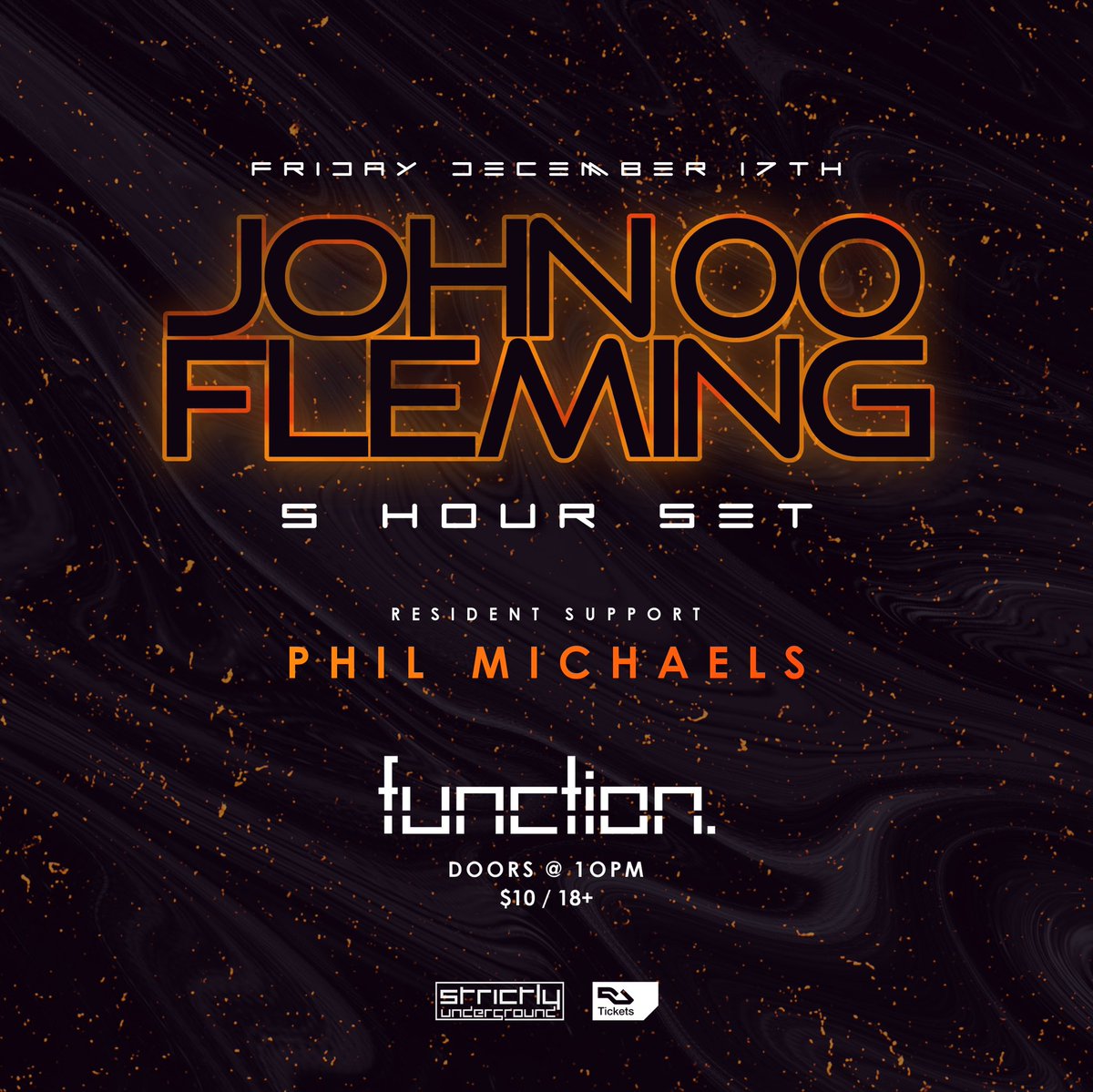 [ANNOUNCEMENT]

The legend John 00 Fleming makes his way to El Paso with a massive 5 hour set for his only solo show in the US this year! 
Resident Support: Phil Michaels 

Tickets will soon be available on Resident Advisor!