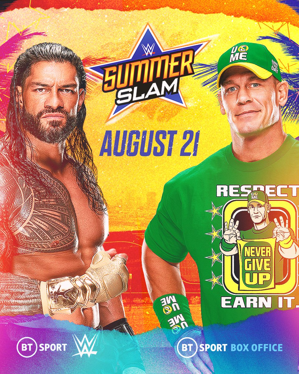 SUMMER SLAM 2021 - ROMAN REIGNS VS JOHN CENA