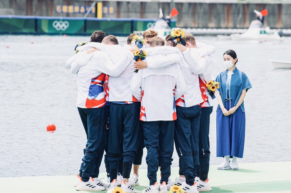 Olympic Bronze. Overriding emotion is gratitude - thanks to the guys, coaches past and present, support staff, friends and family back home. We really wouldn’t have had this opportunity without you and it means so much to us. #mens8 #worldrowing #teamgb #tokyo2020