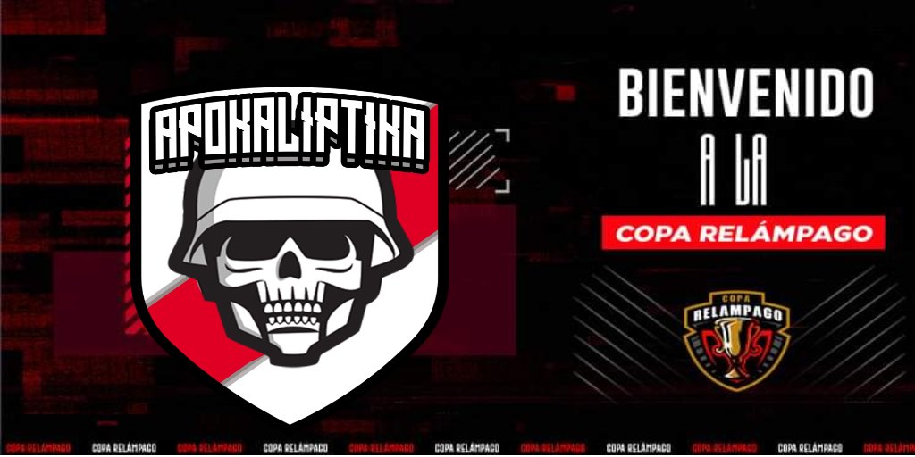 Copa Relámpago (@relampagocopa) on Twitter photo #CR | COPA RELÁMPAGO 🏆 🌍
3RA EDICIÓN 🇵🇪🇪🇸🇧🇷🇲🇽🇨🇷🇦🇷
⚔️ PRESENTACIONES ⚔️
⚫| APOKALIPTIKA
🌏| LATAM
Damos la bienvenida a <a href="/APOKALIPTIKACR/">APOKALIPTIKA E.C. 💀</a>, llega la profecía a causar miedo en la arena y derrotar a sus rivales con el objetivo de llegar lejos. 😇
EDICIÓN DE LAS ESTRELLAS 🌐 #CR | COPA RELÁMPAGO 🏆 🌍
3RA EDICIÓN 🇵🇪🇪🇸🇧🇷🇲🇽🇨🇷🇦🇷
⚔️ PRESENTACIONES ⚔️
⚫| APOKALIPTIKA
🌏| LATAM
Damos la bienvenida a <a href="/APOKALIPTIKACR/">APOKALIPTIKA E.C. 💀</a>, llega la profecía a causar miedo en la arena y derrotar a sus rivales con el objetivo de llegar lejos. 😇
EDICIÓN DE LAS ESTRELLAS 🌐