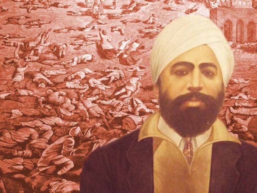 Gurjeet_singgh's tweet photo. "What a great honour could be bestowed on me, than Death for the sake of our motherland"- Udham Singh
Following the idols of 'Great Martyr' our farmers are ready to welcome death wd open arms but won't accept the wrong &amp; unjust in form of farm laws

#किसान_वारिस_उधम_सिंह_के https://t.co/yURIq8rmis
