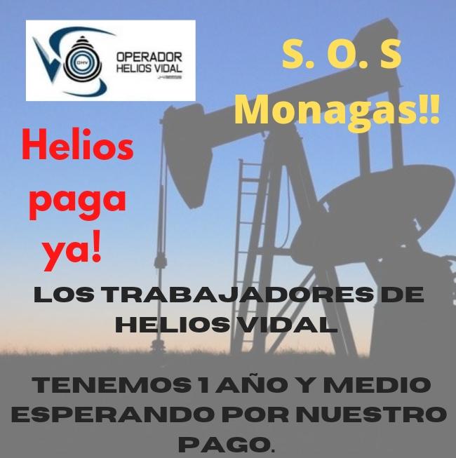 MaraCri78862542's tweet photo. Pdte Maduro sepa Consorcio Helios Vidal operador campo Orocual #Monagas incumple compromisos contractuales d 150 trabajadores #PDVSA les pagó y MIENTEN! Mal ponen y SABOTEAN PDVSA JUSTICIA! #HeliosVidalPagaYa @tareckPSUV @dcabellor @NicolasMaduro @TarekWiliamSaab @erwin_pdvsa https://t.co/3t2fhbmJJC