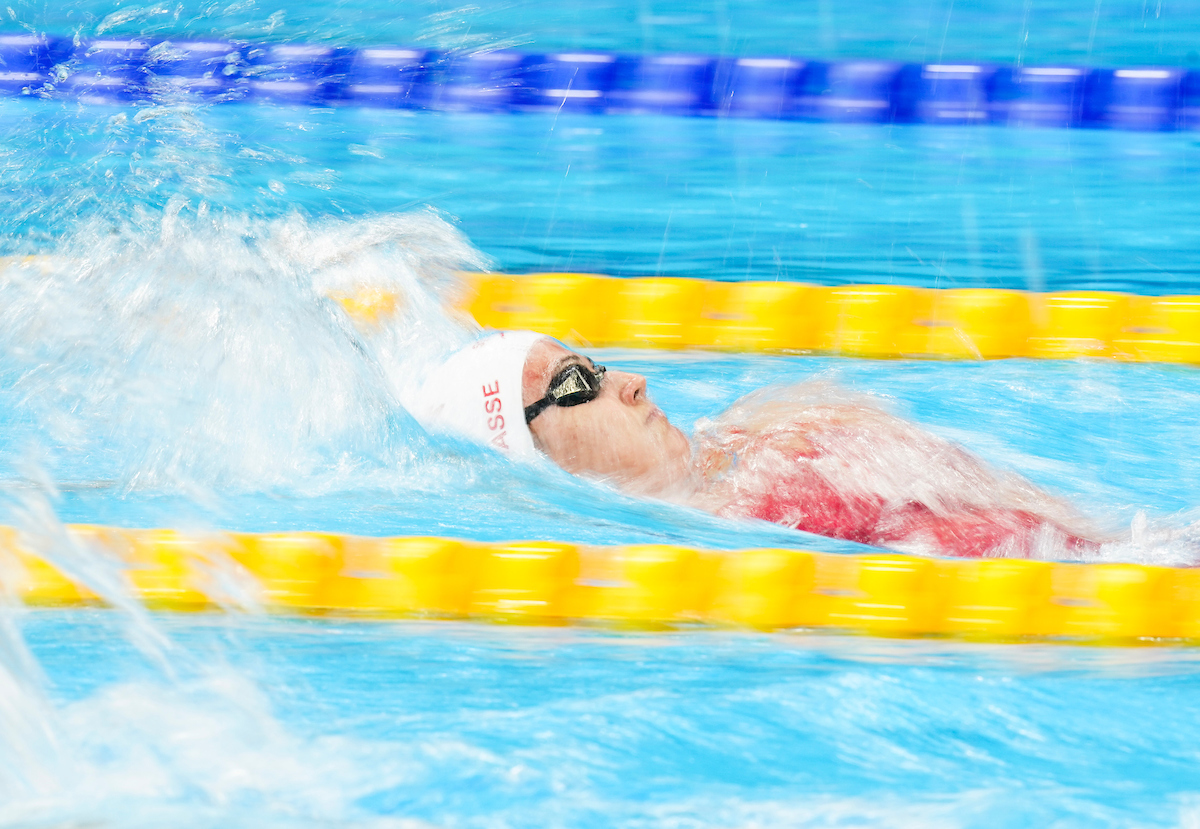 SILVER - Swimming - 200m backstroke: Kylie Masse win #TeamCanada’s fifth-ever medal in the women’s 200m backstroke <a href="/SwimmingCanada/">Swimming Canada / Natation Canada</a>