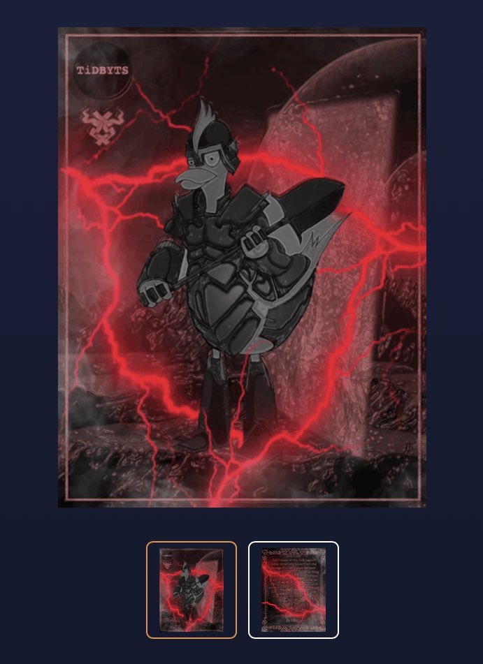 tidbyts's tweet photo. In honor of BRW listing on TokenHead, let’s do another giveaway, this time TWO lucky random winners will receive a Duck Warrior Metal card!

1⃣Follow @tidbyts and @davborja0918 
2⃣❤️/RT and tag some friends
3⃣Drop wax
4⃣Make friends with a Duck

Ends 8/1 9PM ET. #NFTGiveaway https://t.co/hbLuS3EA09