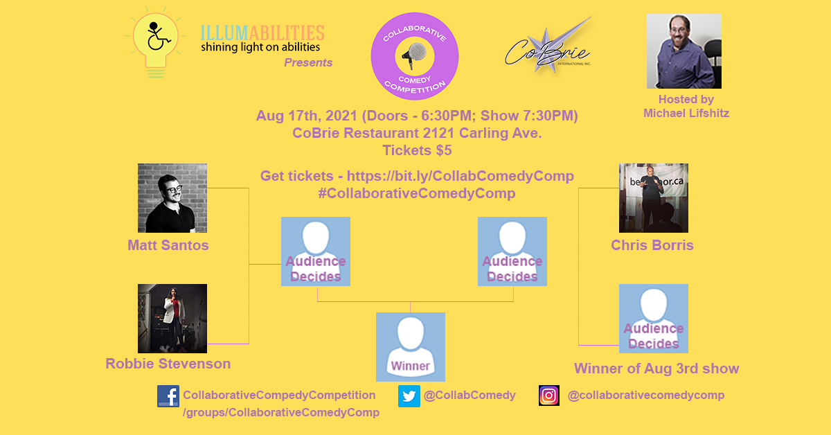 CollabComedy's tweet photo. Celebrating return to live shows w/ special promo. - Buy tickets for any Aug show for 50% off using promo code welcomeback. Promo ends end of day July 31st. Get tickets - https://t.co/HNMMeC9jui. https://t.co/THsIF3JA3H