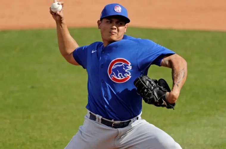 Beisbolpuro's tweet photo. DEBUT DE ENSUEÑO

El yucateco Manuel "Bolón "Rodríguez acaba de debutar en #MLB con un excelente relevo de una entrada perfecta y dos ponches para @Cubs.

"Bolón" lució con rectas que rozaron las 100 mph, y un cambio de velocidad cercano a las 90 mph.

#LaCasaDelRey https://t.co/UBq2EckvXy