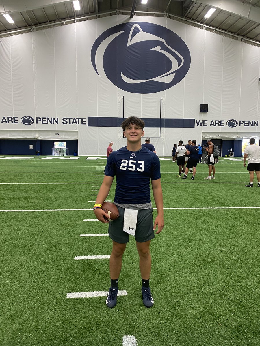 cj_soltis's tweet photo. i had a great day at the Penn State Beast Of The East Showcase #WeAre @CoachKolesar @PennStateFball @DuqFB @NavyFB @AF_Football https://t.co/vXIeGeJo1Z