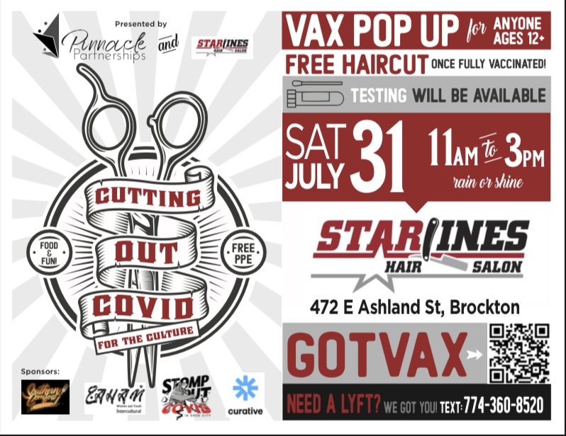 BrocktonWA's tweet photo. Remember we are supporting this activity for our community, this Saturday 31. If you are fully vaccinated, you can get a FREE haircut. https://t.co/b54DEmFeWq