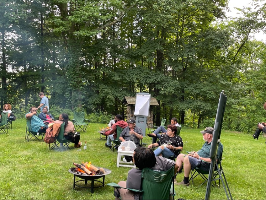 CleveFoundation's tweet photo. Down in the Valley: An outdoor fireside chat exploring the intersections of environmental and climate justice and community power building hosted by @forcvnp &amp; @OhioCJFund for #CommonGroundCLE. https://t.co/bwrZKJ56dS