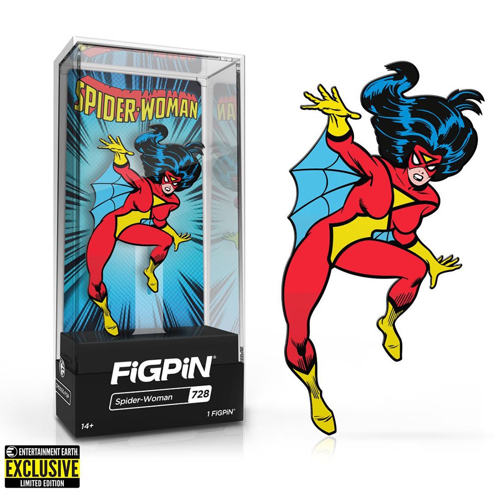 Now Available at Fox & Dragon Hobbies! 
Entertainment Earth Exclusive Spider-Woman FiGPiN!
bit.ly/FDHobbies
#figpin #spiderwoman #exclusive #enamelpin #canadian #shop #smallbusiness #hobbyshop #entertainmentearthexclusive #marvel