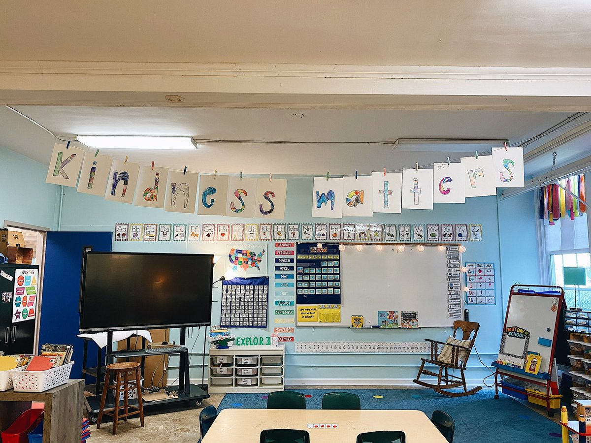 Today in kindergarten we talked all about kindness: what being kind means, how we can be kind, and why it is important to be kind to others. We worked together to color this sign to have as a reminder in our class that KINDNESS MATTERS💛 #bekind <a href="/educateBHAM/">Cornerstone Schools</a>