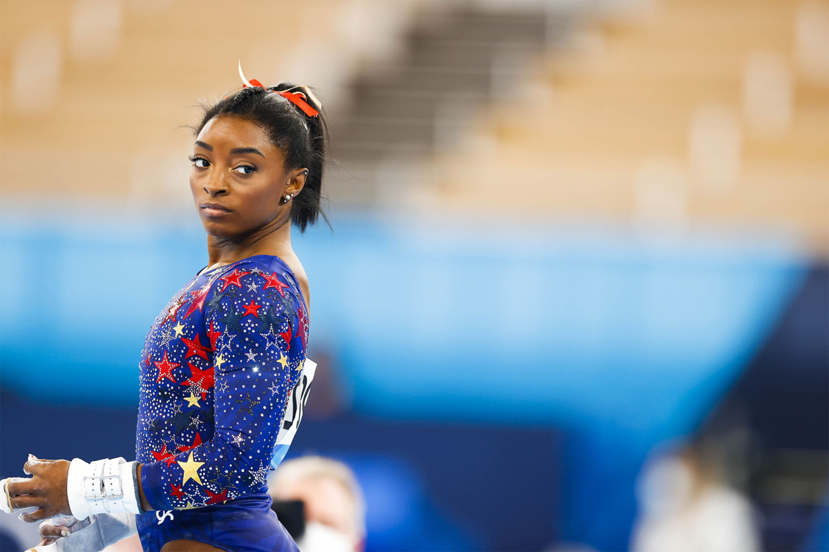 Simone Biles withdraws from two event finals at the Olympics
