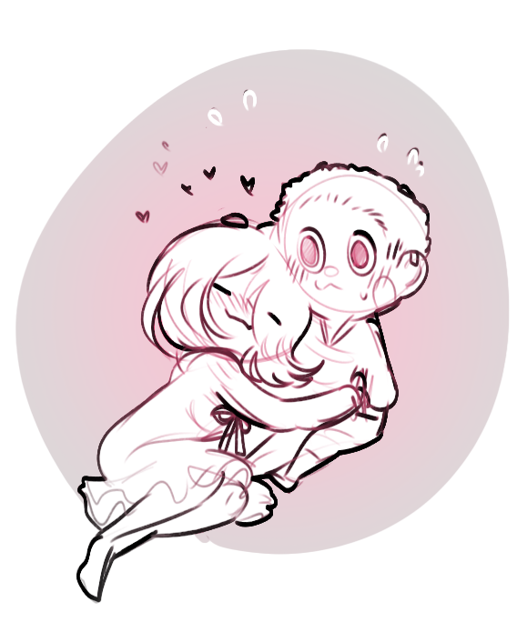 celestechihiro's tweet photo. {Danganronpa} Unexpectedly mushy, cuddly and clingy. #tojoshi https://t.co/C45t6KZqfc