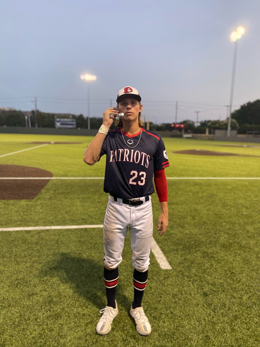 .@ntxtourney F: <a href="/DallasPatriots/">Dallas Patriots</a> 16U Barras 9, Dallas Tigers 2023 Reynolds 5
PoG: <a href="/uriahwalters2/">uriah walters</a> 3-3, 2B, HR, 4 RBI, 2R, SB
Pitcher: <a href="/luke_Davidson12/">Luke Davidson</a> 3.1 IP, 3K, 4H, 0R
Notables: <a href="/LawrenceLara04/">Lawrence Lara</a> 2-2, RBI, R | <a href="/_ryan_butler/">Ryan Butler</a> 2-2, 2B, 2 RBI, BB, 2 SB