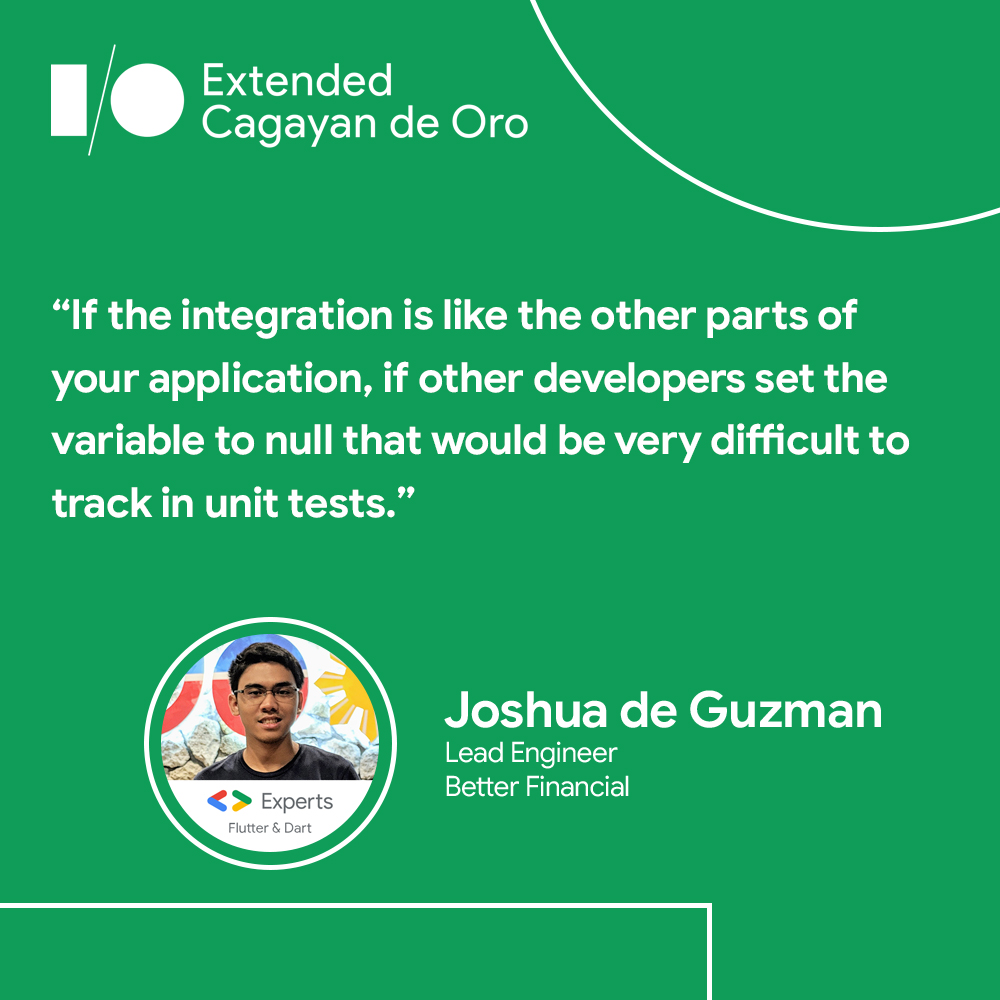 Happening now: Migrating App to Null Safety

You can still listen to Joshua before his talk ends here on our Facebook page, just click this link  https://t.co/CjNOGUTPoG.

#gdg #gdgcdo #googleio2021 #googleioextended https://t.co/pPgg4sItR1
