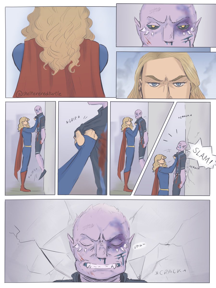 [start of thread] 
Kara's long day  - a kara centered comic❤️💙

Part One - Morning
(1/7)