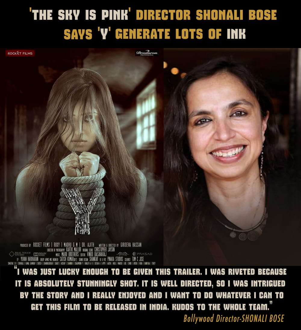 irishikdwivedi's tweet photo. Thanks a lot Shonali Bose ma'am #actmkp #Y #Ymovie #roctetfilms #giridevhassan #horror #thriller #bollywood #hollywood #movies #film #actress #star #actor #cinema #bollywoodactress #priyankachopra #shilpashetty #DeepikaPadukone #tiktok #photography https://t.co/97uFImZrln