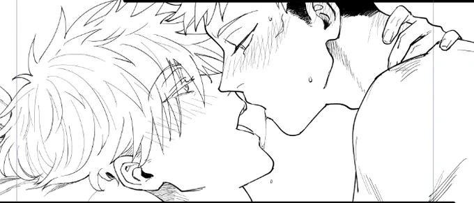 #私の描く横顔を見てくれ 
五悠 1枚目は進捗です😂 