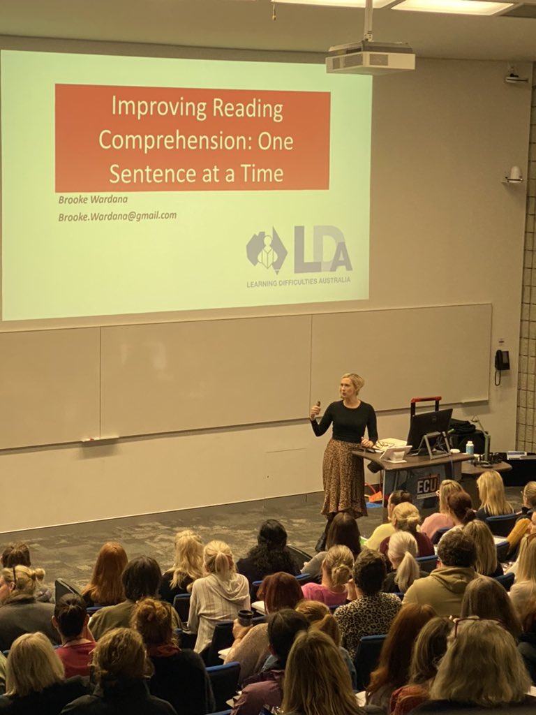 Spending my Saturday being inspired by my friend Brooke and <a href="/DrLSHammond/">Professor Lorraine Hammond AM</a> - my literacy gurus!  <a href="/LD_Australia/">Learning Difficulties Australia</a>