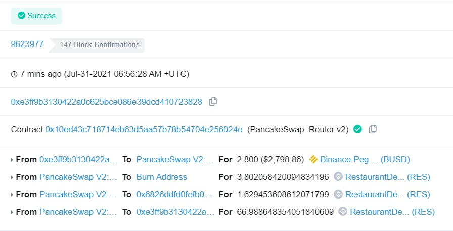 Restaurant DeFi tweet media