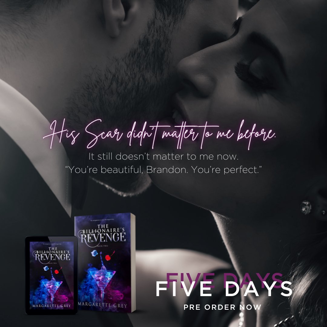 ꮉ The Billionaire’s Revenge Countdown ꮉ
#TheBillionairesRevenge by <a href="/margarettegrey/">Margarette Grey</a>
#TheBillionairesRevengeCountdown #MargaretteGrey
#ContemporaryRomance 
#PreOrder bit.ly/3ouod2k
#Goodreads goodreads.com/book/show/5809…
#Promote bit.ly/ReleasePromoti…
#Hosted <a href="/TheNextStepPR/">The Next Step PR</a>