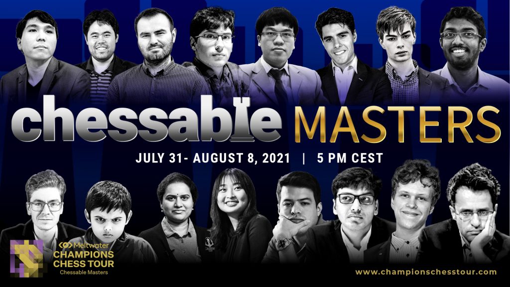 Harikrishna, Humpy and Adhiban will feature in Chessable Masters