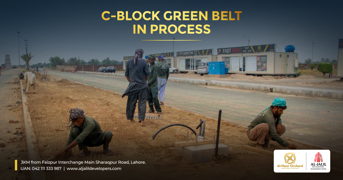 alnoororchardpk's tweet photo. We are committed in providing an eco-friendly environment to our residents in Block-C of the Al-Noor Orchard Housing Scheme through a long stretch of green belt.
#AlJalilDevelopers #AlNoorOrchard #WestMarina #GreenBelt #FastDevelopment #BlockC https://t.co/GSs1hYvZSA