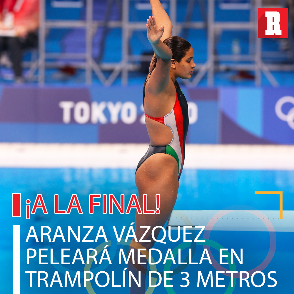 ¡¡LO LOGRÓ!! 🔝🇲🇽

Aranza Vázquez queda en cuarto lugar y se encuentra en la Final de #Diving  de 3 metros. La mexicana apenas tiene 18 años y sueña con darle una medalla a #MEX .

Domingo 1:00 am todos apoyando a la mexicana en los #JuegosOlimpicos