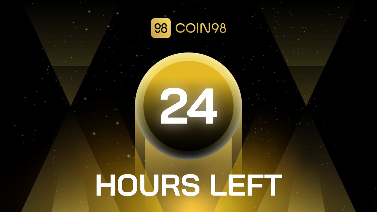 coin98_wallet's tweet photo. 🔥ALERT ONLY 2️⃣4️⃣ HOURS LEFT🔥

This is your last chance to join our amazing contests with the total reward of up to 1️⃣0️⃣0️⃣0️⃣0️⃣ worth of #C98. 

Share us your voice and make C98 yours now. 🤩 https://t.co/KgUorUuQys