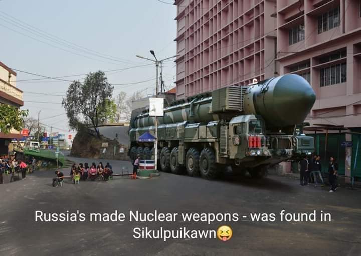 captzdink's tweet photo. Its real. I saw it. This hypersonic Missile is too Dangerous for #Assam and all North East State.

#assamshotfirst #shameonassam #ShameOnHimantaBiswa #shameonhimantabiswasarma https://t.co/33OvJ3G7Dh