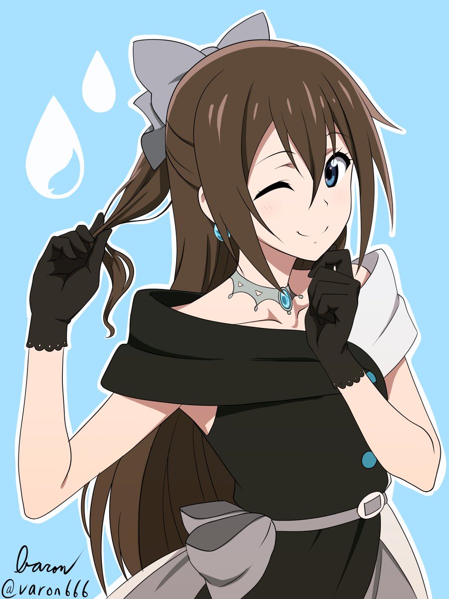 桜坂しずく 「7月
 #今月描いた絵を晒そう 」|baronのイラスト
