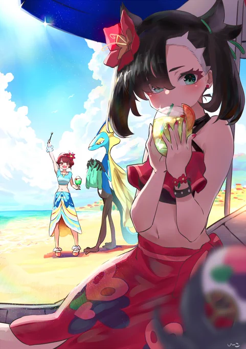 水着マリィちゃん休憩中(^^♪ 