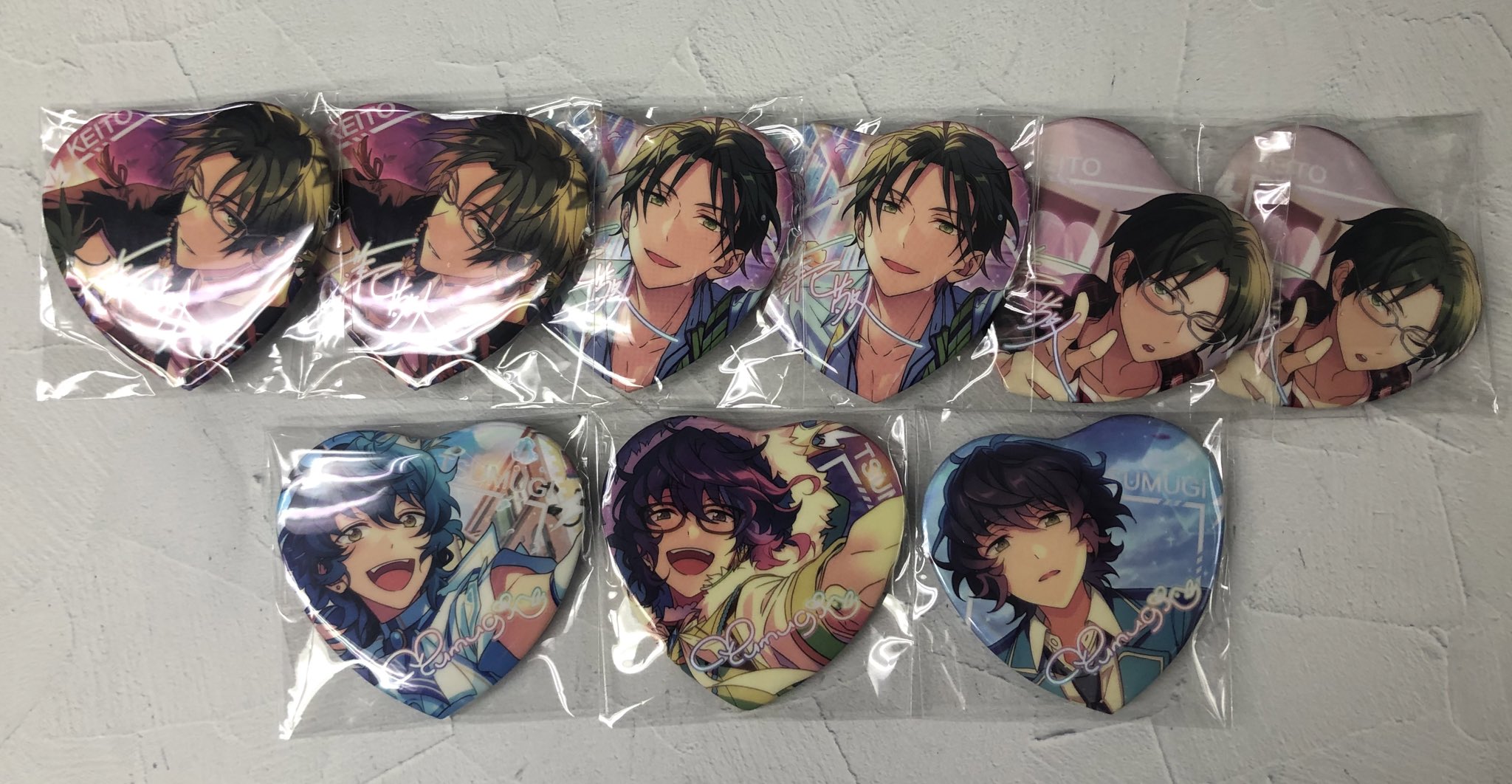 あんスタ 青葉つむぎ 中国 誓約 缶バッジ 55個 あんスタ 缶バッジ イベコレ コレ缶 中国 夏日 青葉つむぎ エレメント