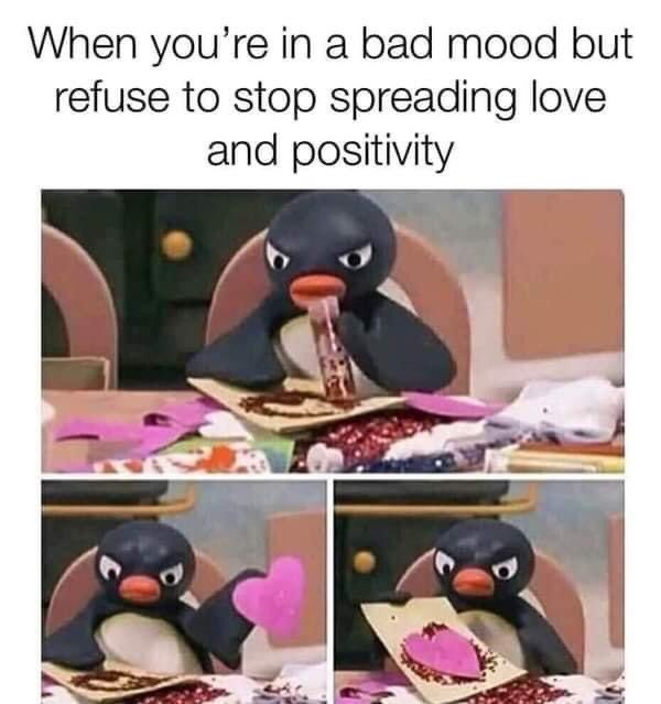 davis19691's tweet photo. I’m not in a bad mood but love this meme 😁 https://t.co/GkOViJM3mJ