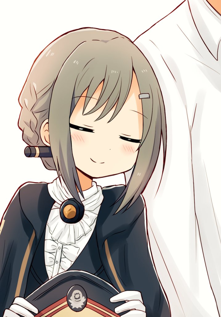 んめもと على تويتر お題箱より マスターの肩に寄りかかるように寝るレヱル ロマネスクのランちゃん お題ありがとうございました