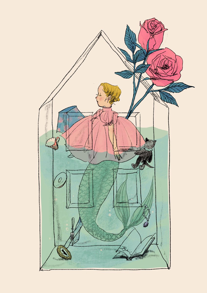 「#夏の創作クラスタフォロー祭り 
子ども、動物、植物、物語のある絵を描くのが好き」|くらはしれいのイラスト