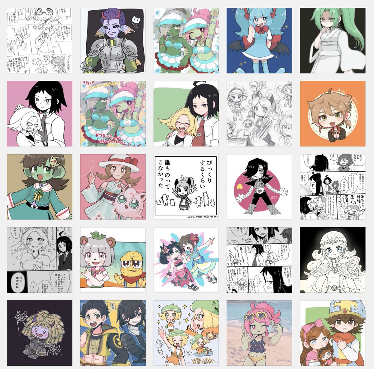 #今月描いた絵を晒そう
7月!!仕事がバタバタでいつもよりは少ないかもしれないけどいろんなジャンル描いて楽しかった!!(カプ要素有:チェレベル) 