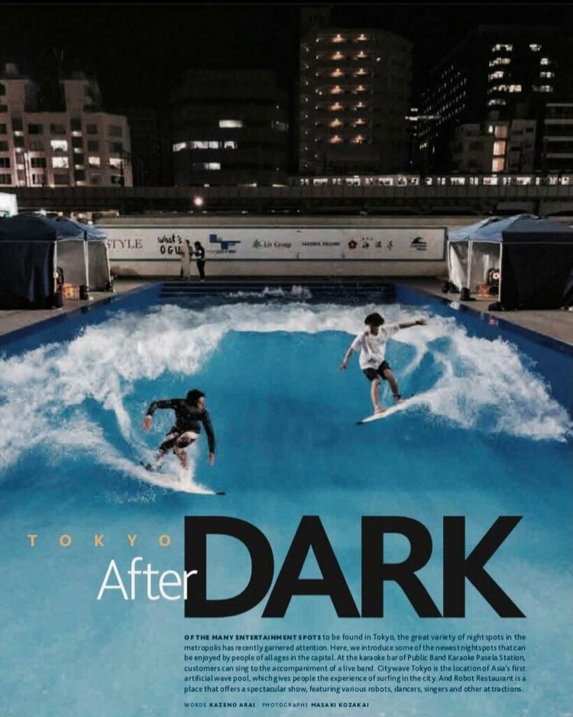 CitywaveT's tweet photo. .
.
Tokyo After DARK🌃🌙🌊
━━━━━━━━━━━━━━━
.
.
以前、JAL機内誌でcitywave Tokyoが
特集されたページです👀📖✈️🌏
.
.
.
.
#JAL #国際線 #airplane #サーフィン
#citywavetokyo #citywave #wavepool #surfing #riversurfing https://t.co/FIz87R3zVw https://t.co/Pr2VZqSr2J